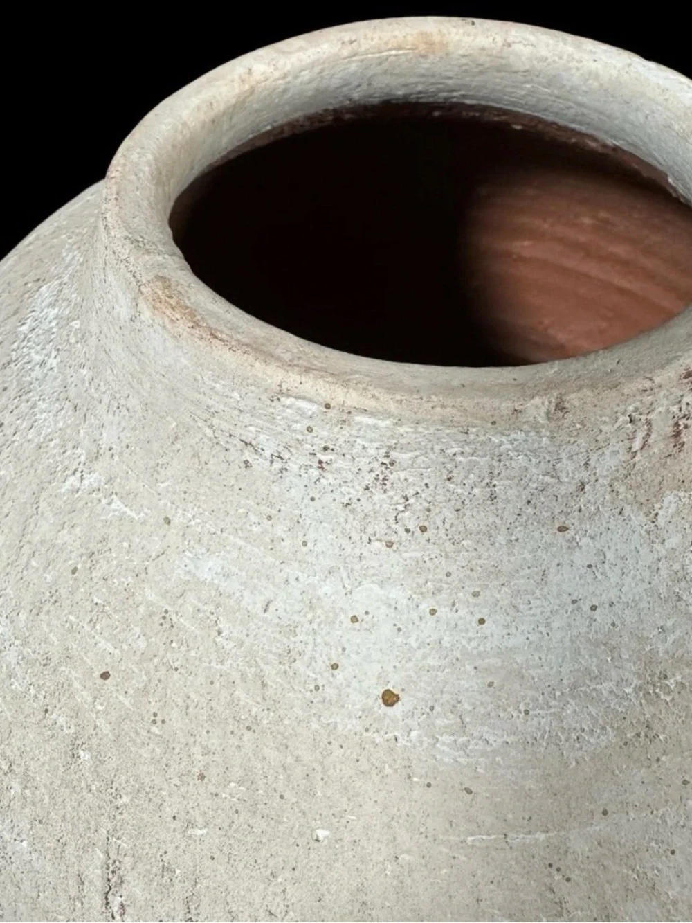 Threshold Cream Textured Round Ceramic Vase